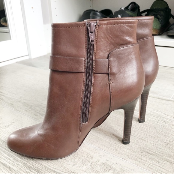 Coach “Mason” Leather Heeled Booties - Picture 3 of 16
